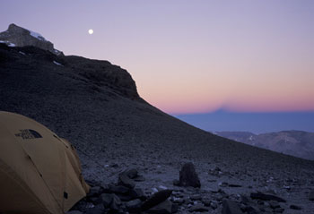 Sunset on Aconcagua