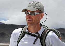 How does Jeff keep his shirt so white in the desert?