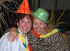 Jerri and Leila celebrate the New Year
