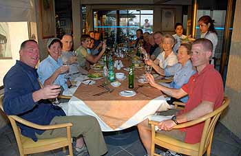 Berg Adventures 2007 Aconcagua and Ojos del Salado team together at the welcome dinner