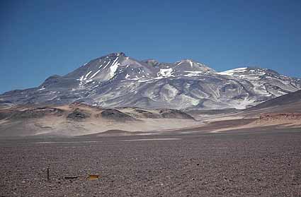 Our first view of Ojos del Salado