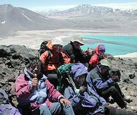 BAI team on summit of Mula Muerto 5200m / 18700ft.