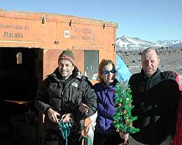 Moving out to explore Lagune Verde