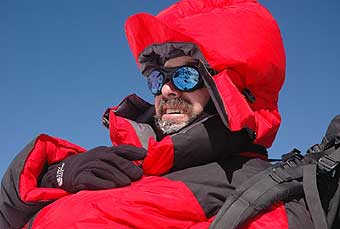 Ken on the summit of Ojos