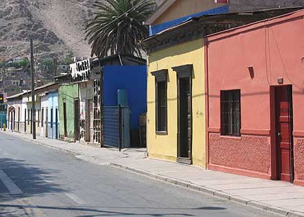 The empty streets of Copiapo