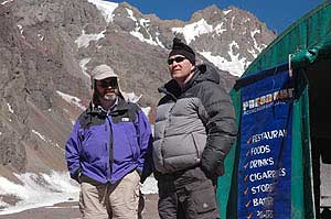 Ken and Roger at Plaza de Mulas
