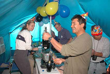 The Berg Adventures team celebrates the New Year