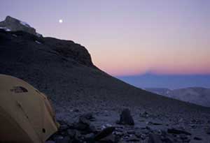Sunset on Aconcagua