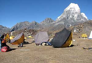Breaking down base camp