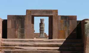 The prehistoric city of Tiwanaku 