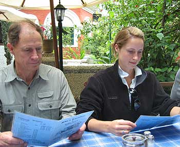 Richard and Katherine at Mike’s breakfast 