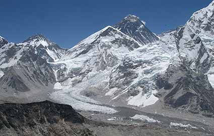 We had a great view of the Khumbu Glacier and Icefall