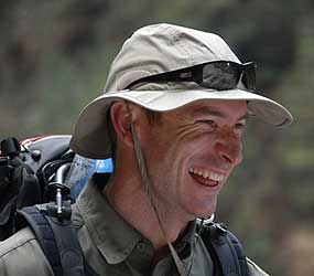Jim Barr on the trail