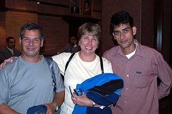 George and Janeen arrive from Tibet with Jyai Ram