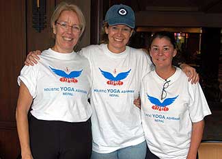 Leila, Susan and Kathy went to Yoga class together 