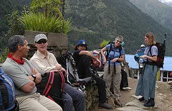 Our group along the trail