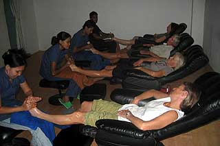 A massage after several days of trekking it’s the best!