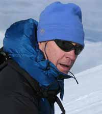 Richard on our summit attempt