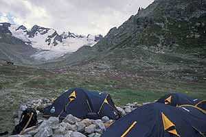 Our "Green Hotel" campsite
