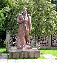 The memorial to those lost in the Gulags of Stalin era