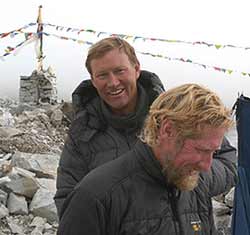 Brad and David share a laugh