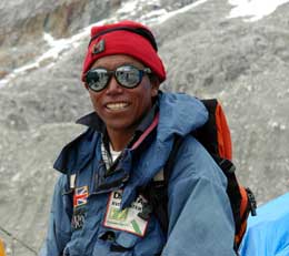Pemba Dorje. He has been on 16 Everest Expeditions and has stood on the summit of Everest 5 times.