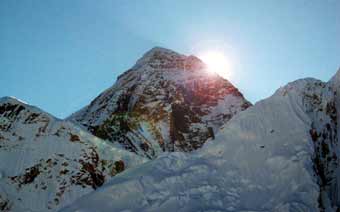 Sunrise over Everest