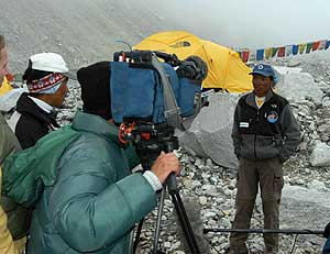 Nima Tashi interview, from Base Camp, with French TV5