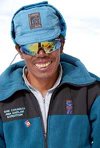 Danuru remembers working as a young climbing Sherpa for the Canadian 1982 expedition
