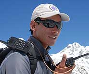 Kami Sherpa and Wally make their way towards Gorak Shep and Lobuche today