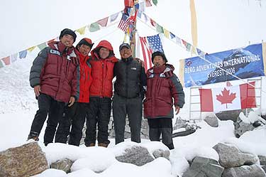 Wally with the Korean Team