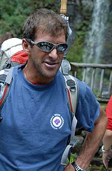 Dave Hahn enjoys a quiet trail