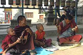 Buddhist Monks in Kathmandu