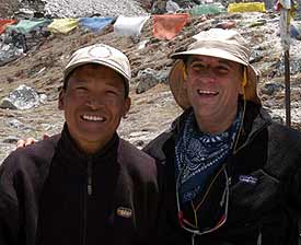 Peter and Min at Sherpa Memorials