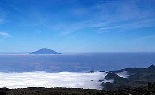 Mt. Meru from Kilimanjaro