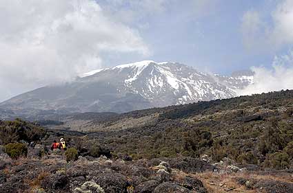 Looking toward Mt. Kilimanjaro