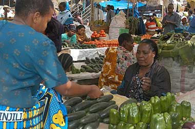 Local market in Arusha