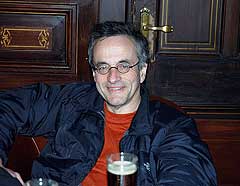 Larry in the Shackleton Bar