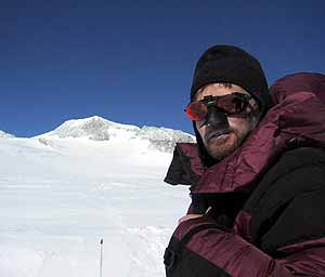 Gus Pope on Vinson summit day.