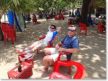 Relaxing in Bali