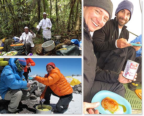 On any mountain adventure, having a good hearty meal with the right nutrients is essential! Just ask BAI climbers! 