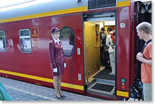 Russian hospitality shines on the Trans-Siberian Railway.