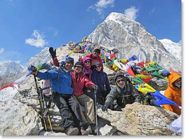 On the summit of Kala Patar