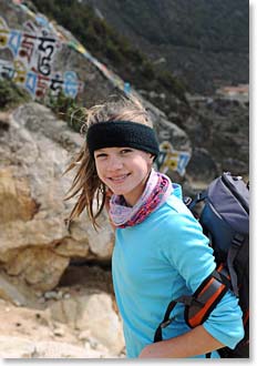 A happy trekker