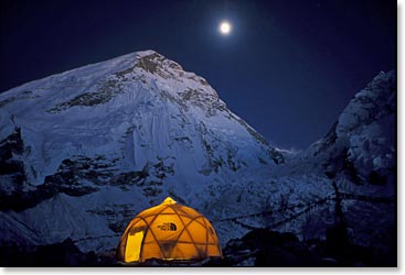 Base Camp at night