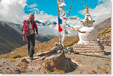 Trekking to Base Camp (Photo Credit: Jimmy Chin)