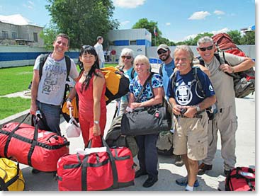 The team arrives in the Caucasus