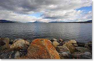 View of Calafate lake