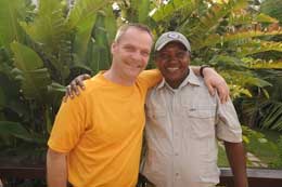 John Stewart and Nicholas had not seen each other since the Canadian ALS Society climb in 2004