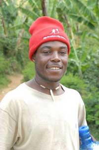 Simon, Berg Adventures guide, with his new BBBS hat